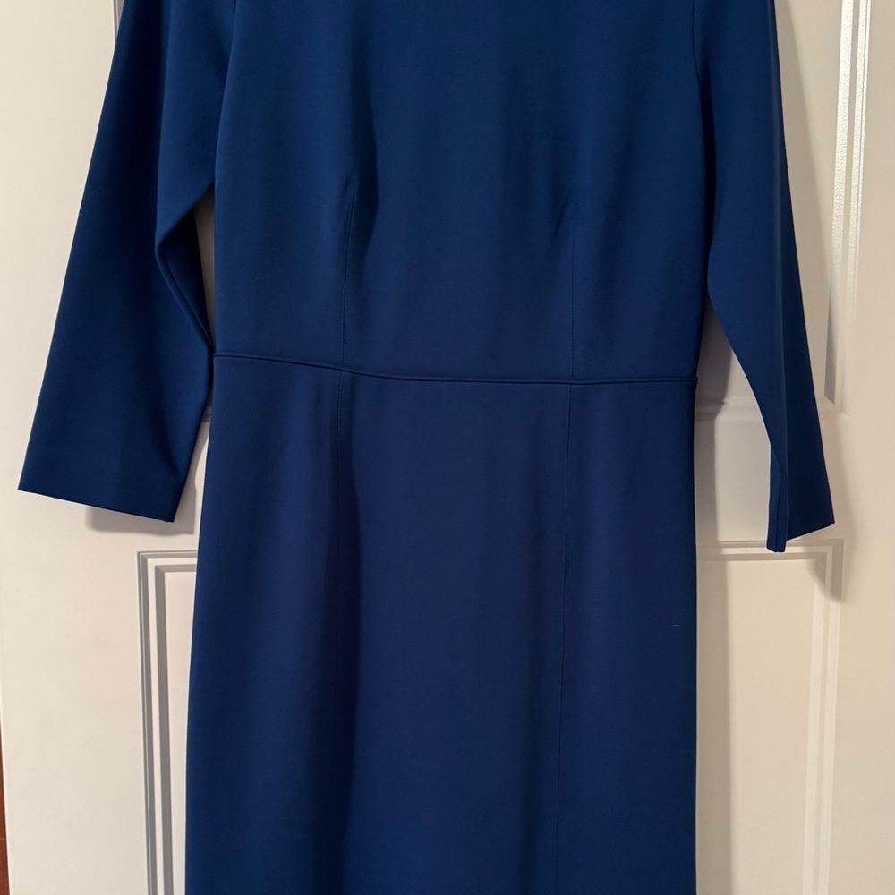 J. Crew Classic Navy elbow Sleeve Dress sheath size 4
